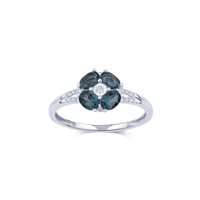 Ring Bliss Woman BL PRESTIGE in Gold Topazio blu 20109733 - 20109733